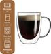 Aurzen 2 Pack Double Walled Glass Mugs With Handles, Large Insulated Layer Coffee Cups, 12oz Clear Borosilicate Mugs,_voghion.com
