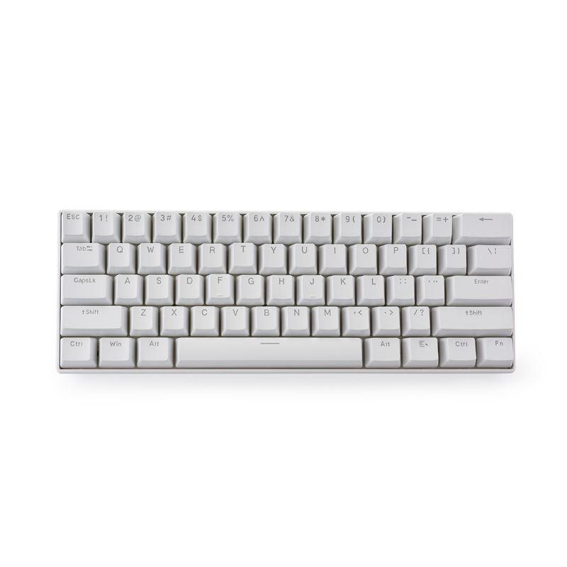 F61 Wired Mixed Light True Mechanical Portable Mini Keyboard Computer Gaming Office Peripheral 61 Keys_voghion.com
