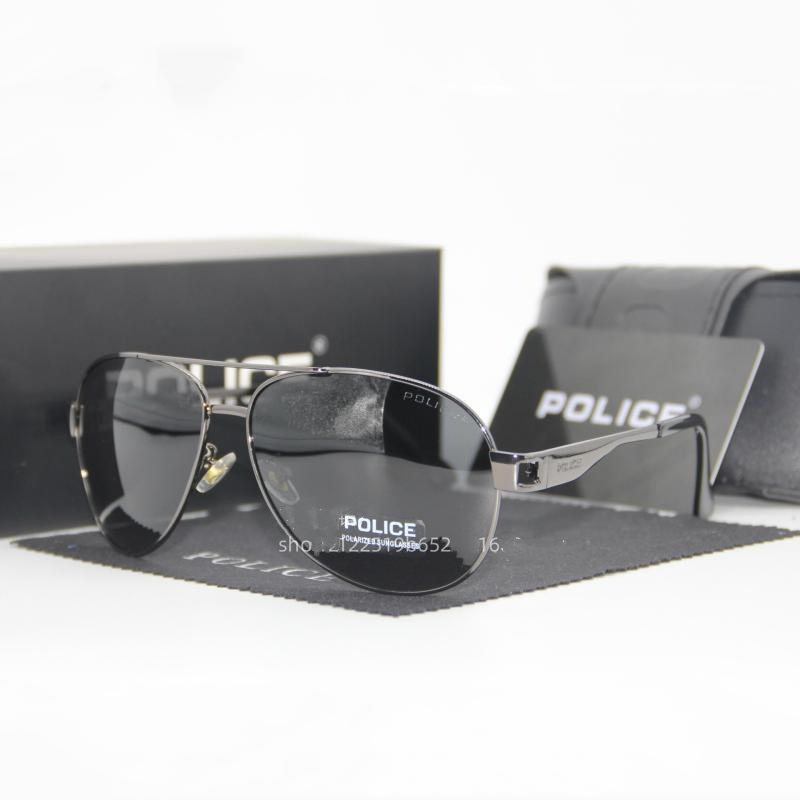 POLICE,Polarized sunglasses for men, UV resistant retro colorful sunglasses for men and women, large frame toad mirrors_voghion.com