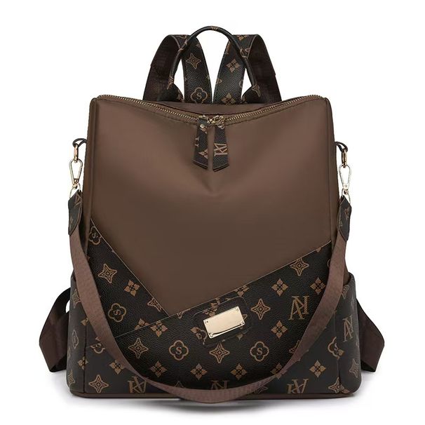 Zaino da uomo di design, borsa da viaggio, zaini, borse di design, uomo e donna, zaino scolastico, motivi a lettere, strisce, nastro, qualità superiore a specchio_voghion.com