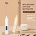 Handheld 3-Speed Electric Whisk – Mini Milk Frother & Egg Beater For Coffee, Baking, Smoothies (Soft-Touch Grip, Pastel Colors)_voghion.com