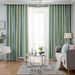 Curtains With Gradient Stripes And Yarn Blackout Curtains_voghion.com