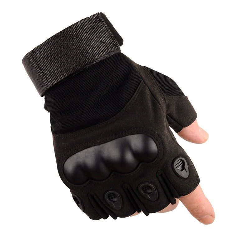 Taktische Handschuhe Kampftaktik Spezial-Halbfingerhandschuhe Herren Outdoor Bergsteigen Rutschfeste Softshell Langfingerhandschuhe_voghion.com