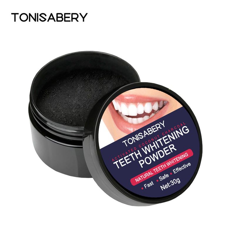 TONISABERY Coconut Shell aktív szén fogfehérítő por 30G_voghion.com