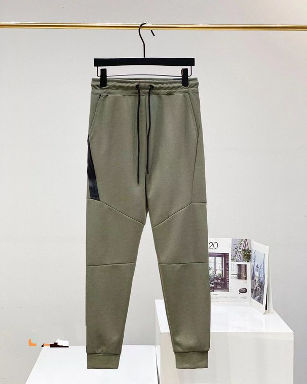 Men's Spring And Autumn New Stitching Sweatpants Air Layer Cotton Sports Casual Pants_voghion.com