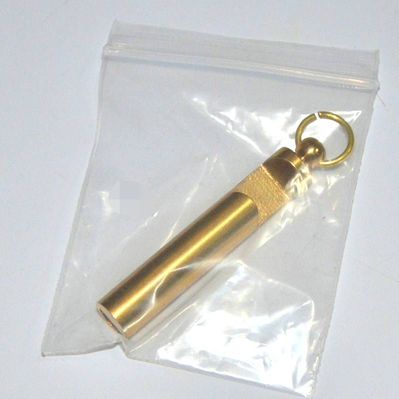 Solid Brass Survival Whistle – High-Pitched Emergency Signal Tool For Outdoor, Hiking, Camping & Keychain EDC (Handcrafted, Loud & Durable)_voghion.com