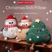 Festive Christmas Tree Plush Pillow - Soft Fluffy Cushion For Sofa Decor, Holiday Gift For Kids & Home_voghion.com