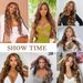 200 Dichte Bouncy Curl Highlight Honigblond Doppelt Gezogene Perücke Menschliches Haar 13x4 Lace Frontal Perücke Vorgezupfte Brasilianische HD Transparente Perücken Für Frauen_voghion.com