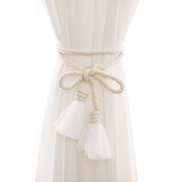 İnternet Ünlüsü Yeni Basit Küçük Örgü Bağları Modern Perde Aksesuarları_voghion.com