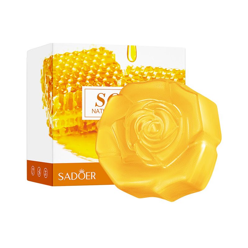 SADOER Natural Honey Essential Oil Handmade For Cleaning The Body Universal Soap_voghion.com