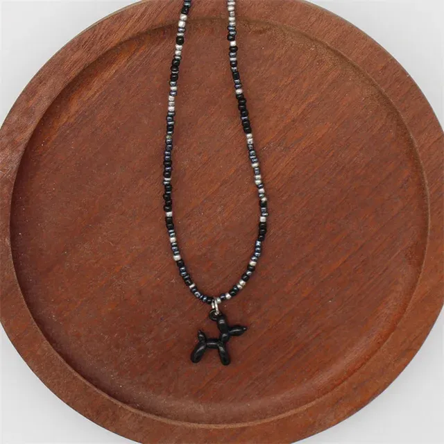 2025 sosiri noi culoare bomboane desen animat balon câine pandantiv femei mărgele lanț scurt coliere choker guler la modă drăguț cățeluș bijuterii_voghion.com