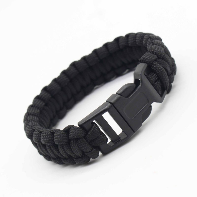 Really Useful Paracord Braided Outdoor Seven-Core Hand Rope Emergency Survival Bracelet_voghion.com