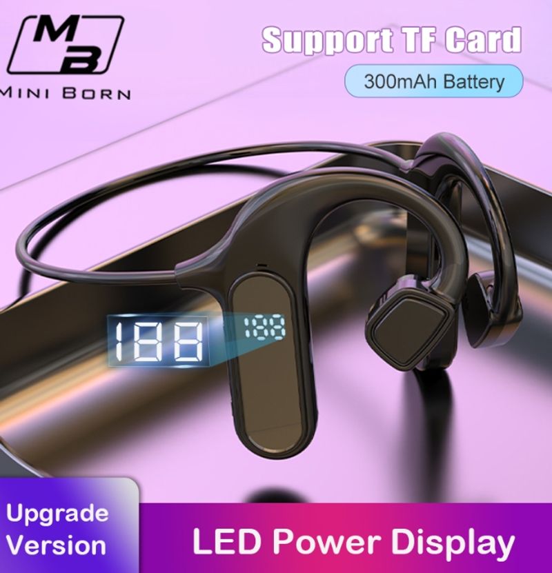 2024 Auricolari wireless Bluetooth Auricolari a conduzione ossea Auricolari con archetto da collo Auricolari pendenti Non in-ear Eabuds Auricolari sportivi HD Stereo H_voghion.com