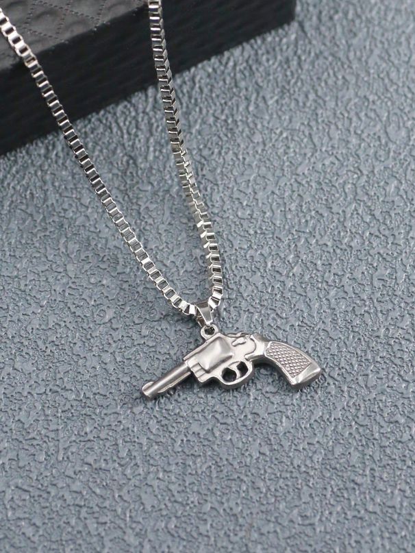 Retro herren kleidung zubehör halskette anhänger AK47 pistole anhänger mode schmuck kann eine generation_voghion.com