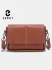 Zency Borsa a tracolla in pelle di vacchetta, piccola, borsa a mano, stile retrò, semplice, quadrata, per donna 250926_voghion.com