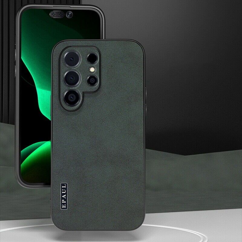 Lamsleer Telefoonhoesje Voor Samsung Galaxy S23 S22 Ultra Plus Note 20 Ultra Schokbestendig Bumper Matte Soft Cover_voghion.com