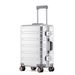 Lightweight Aluminum Magnesium Alloy Suitcase - 20" 24" 29" Carry-On & Check-In Luggage With TSA Lock, 360° Spinner Wheels_voghion.com