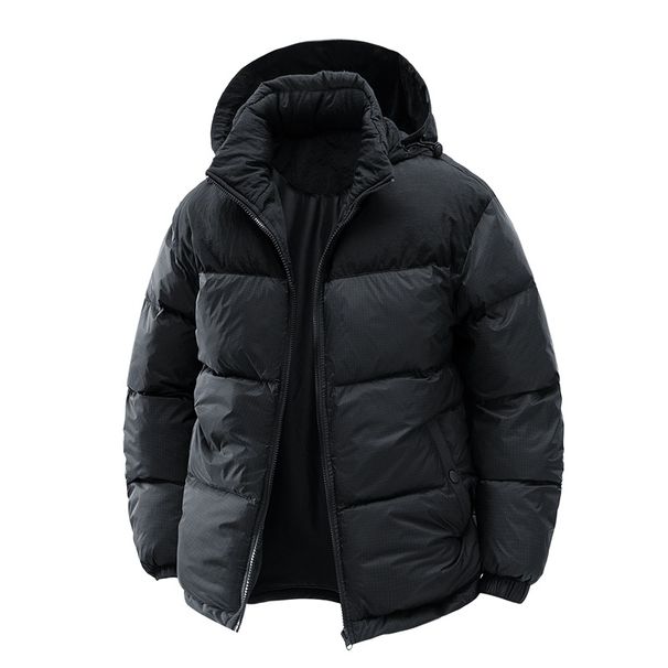 Removable Hooded Padded Jacket Men's And Women's Padded Jacket Loose Thickened Padded Jacket_voghion.com