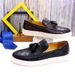 2022 herrskor i läder med casual design, äkta läder, vintage-loafers med tofs, mångsidiga slip-on-skor för daglig användning_voghion.com