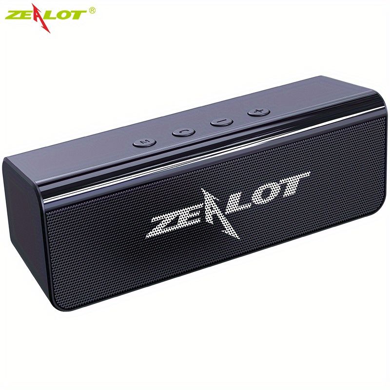 1 Stück ZEALOT S31 10 W kabellose Lautsprecher, tragbarer Außenlautsprecher, kabelloser Lautsprecher, Dual Pairing, 1500 mAh Akku, 8 Stunden Spielzeit, lautes Stereo, dröhnend_voghion.com