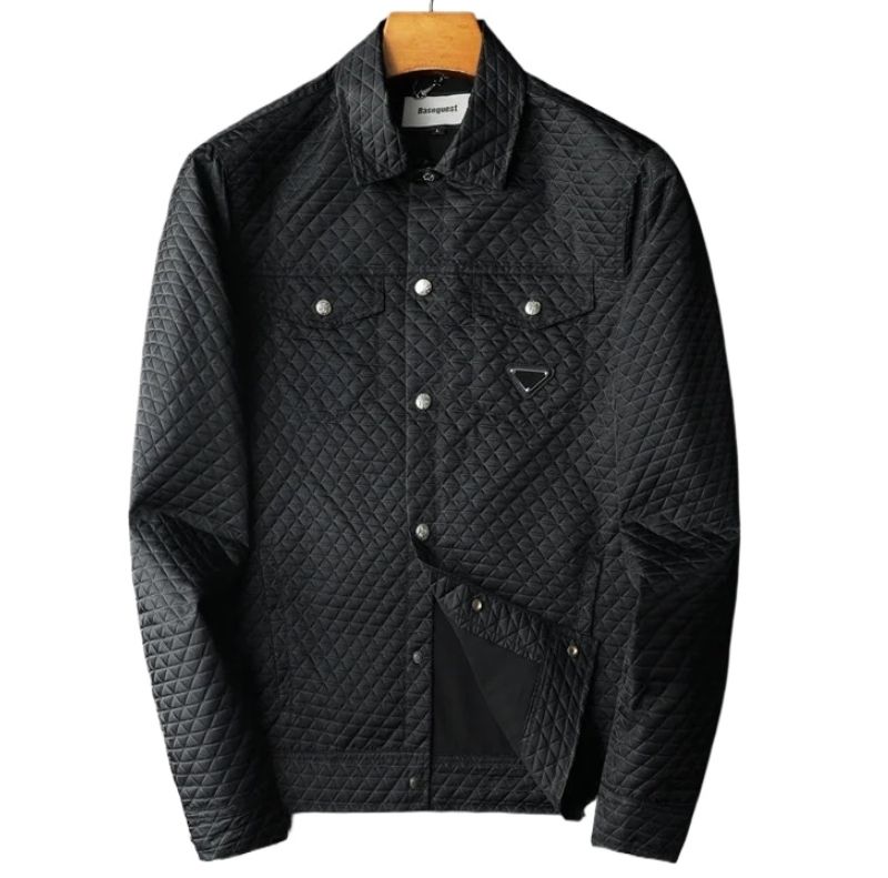 2024 Spring and Autumn New European Station Trendy Men's Lapel Jacket Casual Slim Fit Handsome All-Match Top_voghion.com