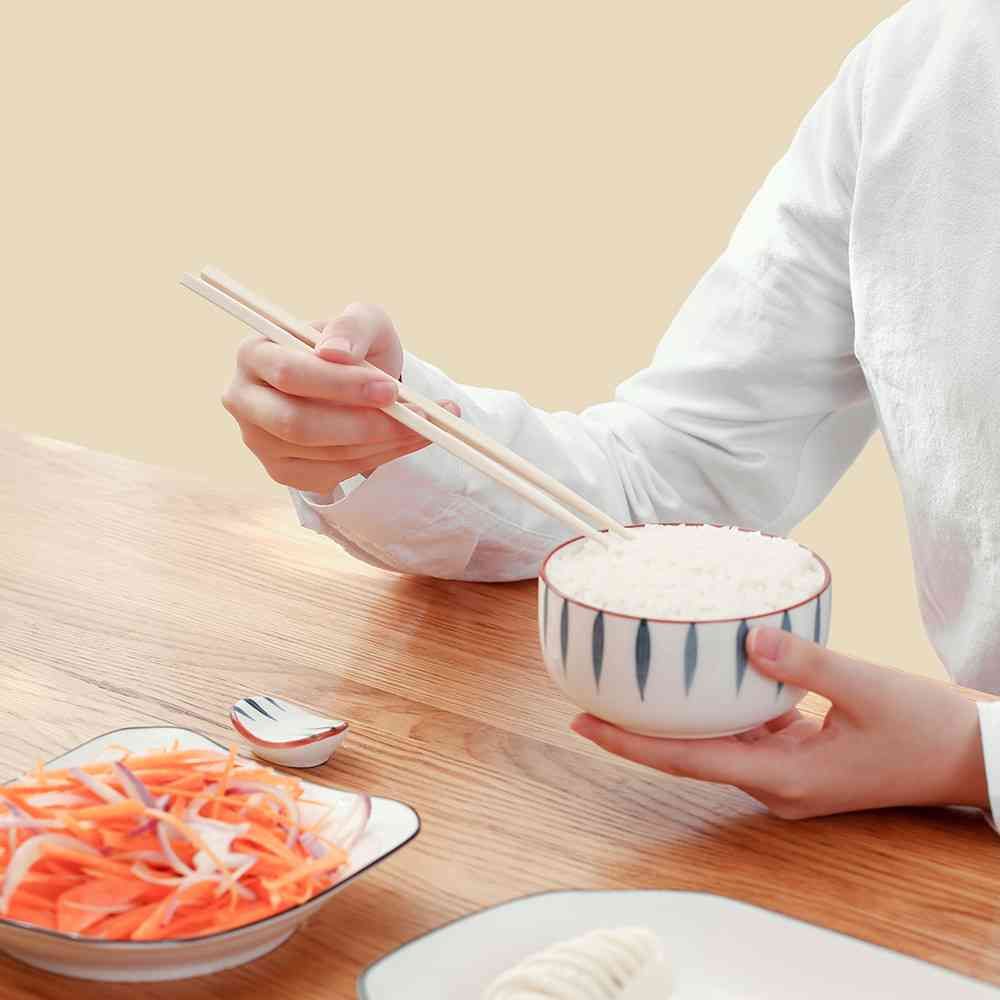 50 pièces/ensemble par sachet, baguettes en bois jetables pour sushis, bâtonnets alimentaires, vaisselle, ustensiles de cuisine_voghion.com