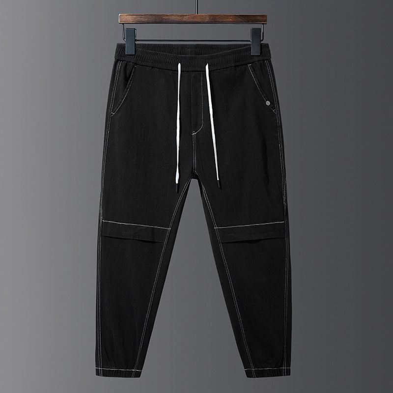 Herrenbekleidung Plus Size Elastische Röhrenjeans Lockere, vielseitige Hose_voghion.com
