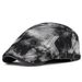 Cowboy washed Korean jacquard women's duckbill spring summer fashion, British beret for autumn and winter men's forward_voghion.com