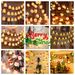 Festive LED Christmas Light String With Santa & Snowman Decorations - Battery/USB Operated, Multi-Color & Flashing Modes For Holiday Home Decor"_voghion.com