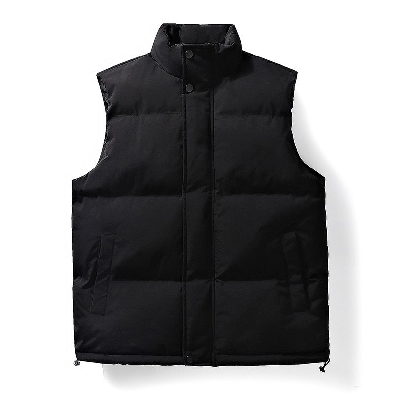Cotton Vest Loose and Short Style Versatile for Outerwear Couple Tank Top Winter New Vest Men's and_voghion.com