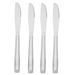(Confezione da 6) Coltello da tavola per adulti in acciaio inossidabile Lace, set da 4 pezzi, argento_voghion.com