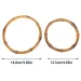 1Pc Purse Frame Hanger DIY O Handle Bag Straps Replacement Bamboo Handles Handcraft Wooden Rings_voghion.com