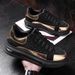 2024 New Four Seasons Full Palm Air Cushion Sports Board Shoes Men's Korean Edition Black Retro Casual Trendy Pair with Color Diamond Shoes_voghion.com