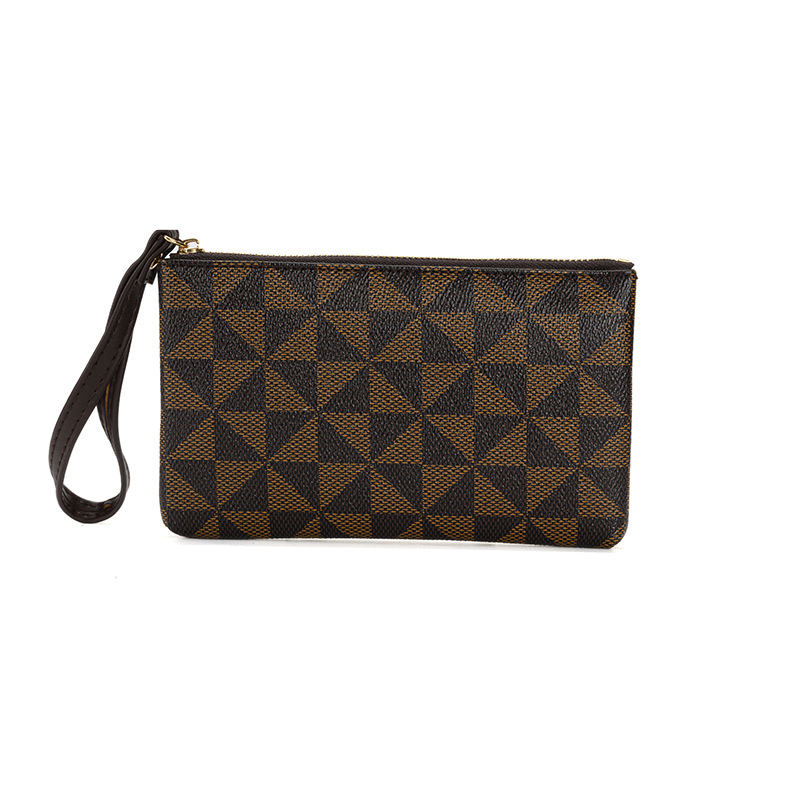 Sac pour téléphone portable Motif antique Pochette Sac à main long Portefeuille multifonction pour femme Sac pour téléphone_voghion.com