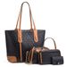 4-in-1 Women’s Handbag Set – Soft PU Leather Top Handle Bag, Tote, Shoulder Bag, Crossbody Bag & Wallet Purse Set_voghion.com