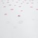 2pcs rose pink polka dot white plastic tablecloths for rectangular table, 54 x 108 inches_voghion.com