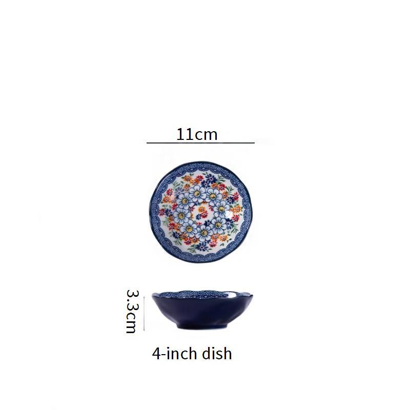 Polish Colorful Ceramic Dinnerware Set - 16-Piece Hand-Painted Bowls & Plates With Heat-Resistant Design​_voghion.com