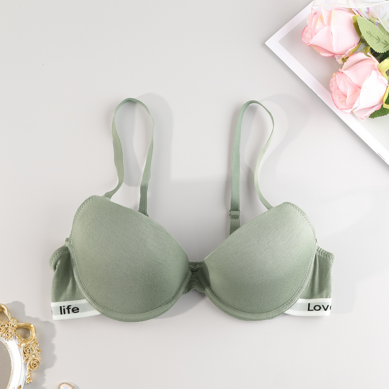 Women's Intimates Popular Push Up Bra With Large Steel Ring_voghion.com