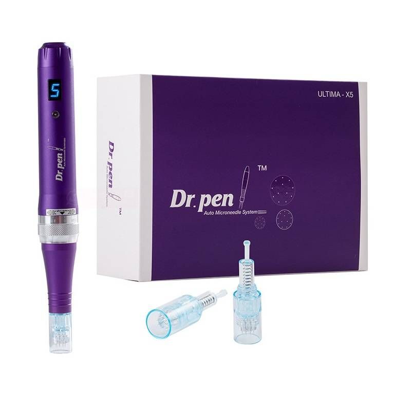 X5 Derma Microneedling Tool Mesotherapy Personal Skincare Dr Pen Needling Cartridges_voghion.com