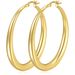 New Silver Thick Large Circle Hoop Irregular Needle Personality Earrings_voghion.com