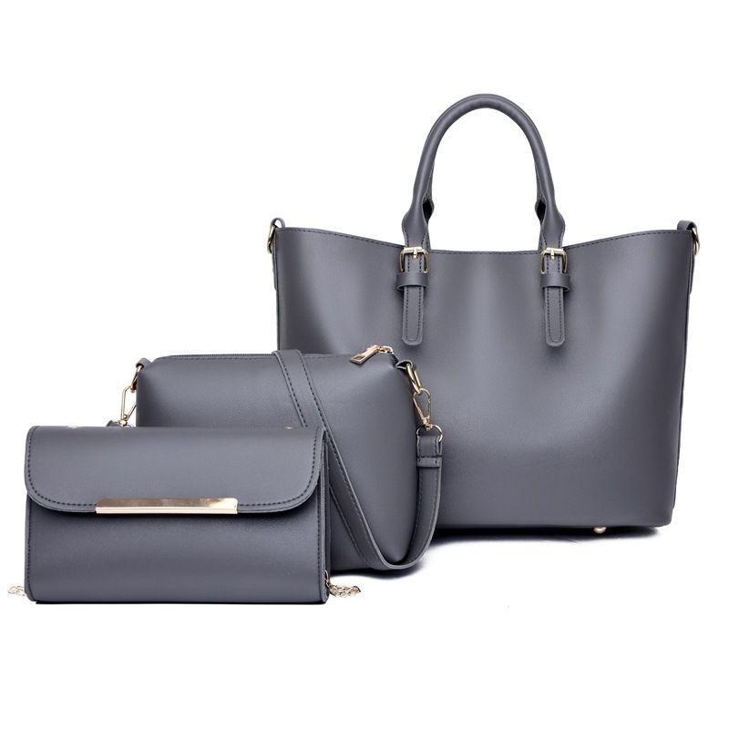 Damenhandtasche Umhängetasche Mode Damentasche Einkaufstasche In Tasche Schultertasche Handgedämpfter Dutt Muttertasche Drei Sets_voghion.com