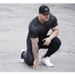 Fitness T-Shirt Summer Base Layer Sweatshirt Sports Training Men's Elastic Quick-Dry Short Sleeve Compression Shirt For_voghion.com