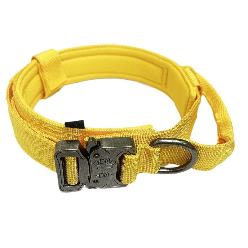 Selezione rigorosa di collari tattici, fune di trazione in nylon per esterni, collare militare, collare tedesco per cani di grossa taglia_voghion.com