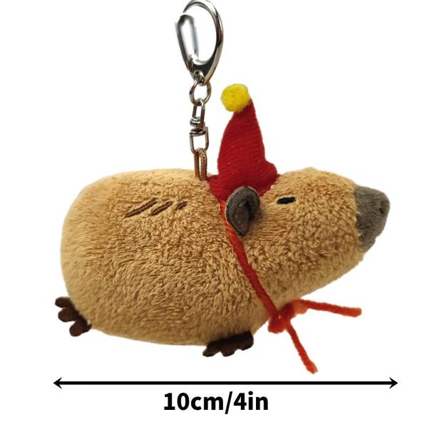 Cappello rosso adorabile porcellino d'india peluche zaino design personalizzabile ciondolo_voghion.com