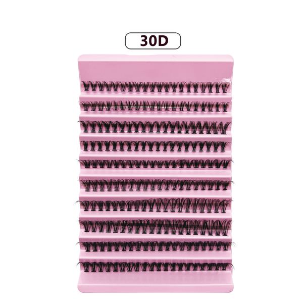 Beauty & Health Lash Extension30D40D Large Capacity Eyelash Book Black Stem False Eyelashes Flat Eyelashes_voghion.com