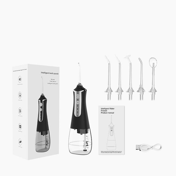 Rokas portatīvais irrigators, mājsaimniecības elektriskā mašīna, zobu mazgātājs, zobu tīrīšanas tvertne, liela ūdens tvertne_voghion.com