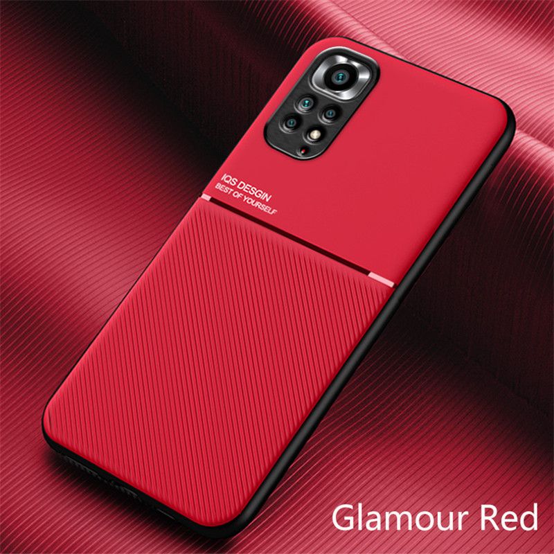 Coque en cuir PU Skin Touch pour Xiaomi Redmi Note 11 11S 10 Pro 10S 9 9S 8 7 9T K50 K40 K30 K20 Pro Coque arrière rigide de luxe_voghion.com
