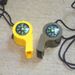 2-in-1 Survival Whistle With Compass – Emergency Outdoor Tool For Hiking, Camping & Adventures (Army Green/Yellow)_voghion.com