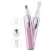Rechargeable Electric Eyebrow Trimmer For Women - Painless Facial Hair Removal Tool With LED Light, Precision Blades_voghion.com