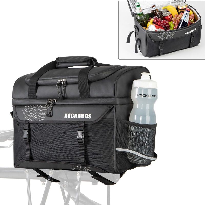 Torba chłodząca ROCKBROS, torba piknikowa na rower, torba na rower górski (MTB), torba na siodło_voghion.com